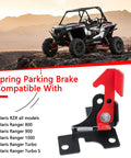 Beefed Up Heavy Duty Spring Parking Brake Accessory for RZR and Ranger UTVs Fits all models including 800 900 1000 Turbo Turbo S