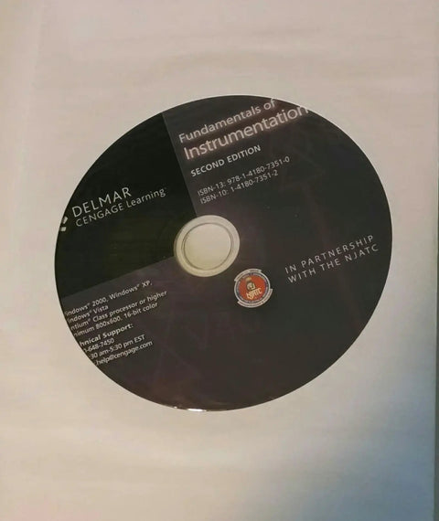 Used Second Edition Fundamentals Of Instrumentation CD for tech pros, Delmar Cengage Learning, NJATC partnership