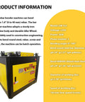 Heavy Duty Automatic Rebar Bender Machine For Steel Rods And Metal Bars 0 To 180 Adjustable Bending Angle with control panel