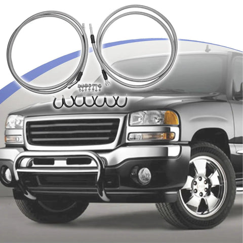 Top Shelf Fuel Line Quick Fix Kit for Chevy Silverado 1500 and GMC Sierra 1500 Trucks Built for 4.8 5.3 6.0L V8 Engines with hoses and fittings.