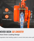 3 Ton Lever Chain Hoist 10 Ft Lift G80 Galvanized Carbon Steel Weston Double Pawl Brake Auto Chain Lead 360 Degree Hook