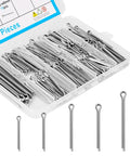 180 Piece Premium 304 Stainless Steel Cotter Pin Set With Six Size Assortment Heavy Duty Pins for automotive and machinery use