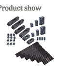 Heavy Duty T Slot Clamp Kit Set With 58 Pieces Half Inch And Three Eighths Inch Stud Clamps Hold Down Clamps In Steel display