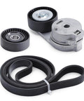 Must Get Serpentine Belt Tensioner Idler Pulley Kit For Dodge Ram 1500 5.7L V8 Truck Model Years 2013 Through 2022 Plus Classic Versions From 2019 Onward With Reliable Performance And Durability, belt and pulleys