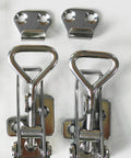 Adjustable 75 To 95mm Stainless Steel Cabinet Latch Lock With Lever Handle Toggle, heavy duty buckle style in 2 pack SYINE SK-1S