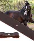 18 Piece Breakaway Halter Replacement Straps Set Leather Replacement Straps For Horse Halters Repair Kit, horse running in background