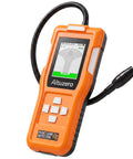 Rechargeable Refrigerant Leak Detector With Japanese Sensor, Three Sensitivity Levels, TFT Display, Three Alarm Modes, AC Gas Sniffer For R134a R410A R22 R1234YF R32, Pro Grade HVAC Tool in orange with flexible probe
