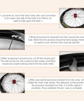 Guide on installing Two Pack Bicycle Tire Liners That Fight Punctures, 0.5mm Thick Inner Tube Protectors, step-by-step instructions.