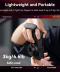 Camera Finger Strap with Dual Finger Grip for Ricoh GR Series Cameras reduces hand strain during all day shoots in use.
