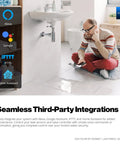 DIY Automatic Water Leak Detection And Shut Off Starter Kit With EVO Valve Operator And Wireless Valve Controller, Three Leak Sensors And Hub For Smart Home Flood Protection That Feels Like A No Brainer And Easy As Pie. Bathroom leak detection setup