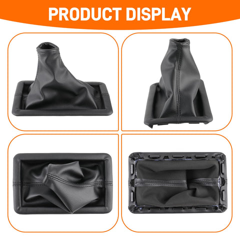 Ford Mustang Shifter Boot Cover 8R3Z-7277-AA Compatible With 2005 2009 Manual Transmission Gear Shift Lever Replacement