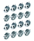 Ycauty 16 Piece Butt Welding Clamp Set Durable Iron Clamps For Precise Metal Plate Joining, features a 16 clamp arrangement.