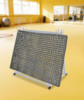 Heavy Duty Steel Floor Mat Hauler Cart 40 By 28 By 42 Inches Rolling Auto Wash Rack Organizer Built Tough For Your Garage Rig And Weekend Warrior Cleaning Spree displayed on a rolling cart.