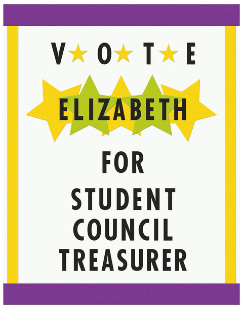 Budget Friendly White Economy Poster Board 22 By 28 Inches, 100 Sheets Per Carton, Ideal For Posters, Signs, Vision Boards, Arts And Crafts, Block Printing, Painting, Markers, And Stenciling. student council treasurer vote poster