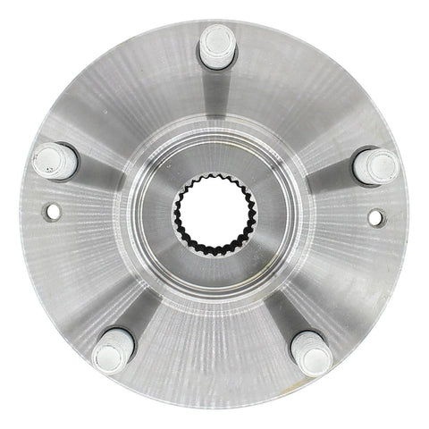 Front view of Front Wheel Bearing Hub Assembly For Hyundai Elantra 2011 To 2016 Elantra GT 2016 To 2017 Veloster 2012 To 2017 And Kia Forte 2014