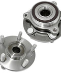 Two Pack Front And Rear Wheel Bearing Hub Assemblies For Hyundai Elantra Elantra GT Ioniq Veloster N Forte Niro Seltos And Kia Niro 513420 51750 F2000 Replacement Kit, showing dual hub views