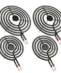 MP22YA Electric Range Burner Element Unit Set Upgraded 2026 Replacement Kit with 2x MP15YA 6in and 2x MP21YA 8in coils