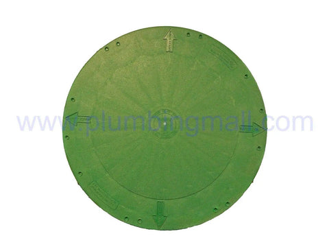 24 Inch Heavy Duty Flat Riser Lid For Septic Tank Risers And Corrugated Pipe Risers Green 25 Inch Exterior Diameter 24 Inch Inner Opening
