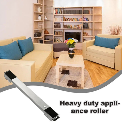 Heavy Duty Mobile Washing Machine Base Furniture Mover Rollers Heavy Duty For Moving Washers Dryers And Fridges With 660 Pound Load Carry Capacity And Sturdy Wheels in living room.