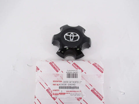 Toyota Genuine OEM Wheel Center Cap Sub-Assembly Silver Hub Cover Fits 4260B-04090 4260B04090 4260B-04091 Replacement