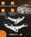 Front Lower Control Arms With Ball Joints For Nissan Maxima 2009 2014 Direct Replacement Front Suspension Kit Set Of 2 Premium Aluminum