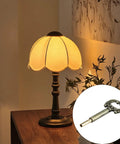 Runseaway 2-pack antique-brass lamp turn knobs with 1/2 inch extension; metal socket switches for table/floor lamps.