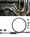 7.9mm Industrial Borescope With LED Lights inspecting engine area, showing probe and attachments on white background.