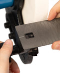 Heavy Duty 8 Inch Bench Grinder With 1/2 Hp Motor Rollin Out 1725 Rpm adjusting tool angle for precise sharpening.