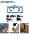 Sheet Metal Screws Assortment Kit 125 Pack For Wood And Furniture With Five Sizes M3x8 M3x10 M3x12 M3x16 M3x20 Black Carbon Steel