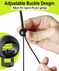 Adjusting buckle on Garage Parking Aid Ball System for Home Garages, Parking Guide Kit with Adjustable Length Stop Ball, Car Parking Stopper