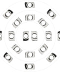 Two Hundred M5 T Slot Nuts For 2020 Aluminum Profile Extrusion, nickel plated with a smooth surface for secure fittings.