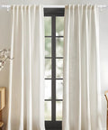 White Curtain Rod 36-88 Inch Adjustable Heavy Duty Metal Rod With Twisted Cage Finials For Living Room Bedroom And Kitchen Windows Modern Farmhouse Style Built Tough Durable Window Treatment over white curtains in living room