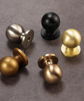Antique Brass Kitchen Cabinet Knobs 10 Pack Vintage Drawer Knobs Aged Bronze Zinc Alloy Hardware displayed on a surface