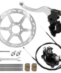 Mini Bike Hydraulic Brake Kit 180mm Disc Rotor Caliper Set Replacement For Coleman CT100U CC100X Baja DB30 Motovox MMB80 97cc