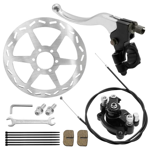 Mini Bike Hydraulic Brake Kit 180mm Disc Rotor Caliper Set Replacement For Coleman CT100U CC100X Baja DB30 Motovox MMB80 97cc
