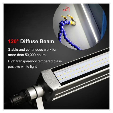 LED Shop Light For Workshop And Industrial Use Beast Bright 10W Utility Work Lamp With 110 To 220V Range Durable Build Multi Angle