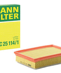 MANN Filter C 25 114/1 engine air filter with prefilter for BMW 3 Series M3 Z3 Z4 5 Series M Coupe models 1992-2006