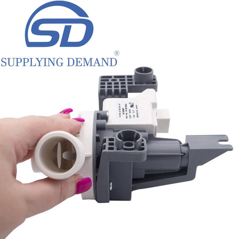 Washer Drain Pump Replacement For W10876600 W10727777 Model Specific Not Universal, AP6004933 4455877 PS11738156 Compatible