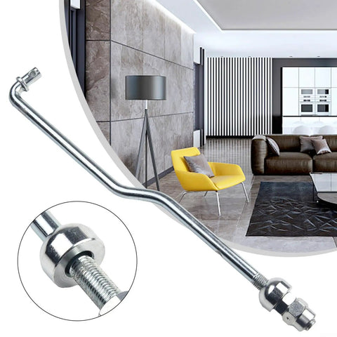 Front Deck Lift Link With Nuts For Lawn Mowers Deck Height Adjustment Arm Replacement For Riding Mowers Front Linkage Hardware Kit Built Tough Easy Install Reliable Replacement Parts, chrome steel rod with nuts