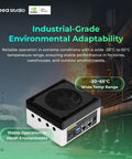 Edge AI Beast J4012 with NVIDIA Jetson Orin NX 16GB, showcasing industrial adaptability in extreme temperatures.