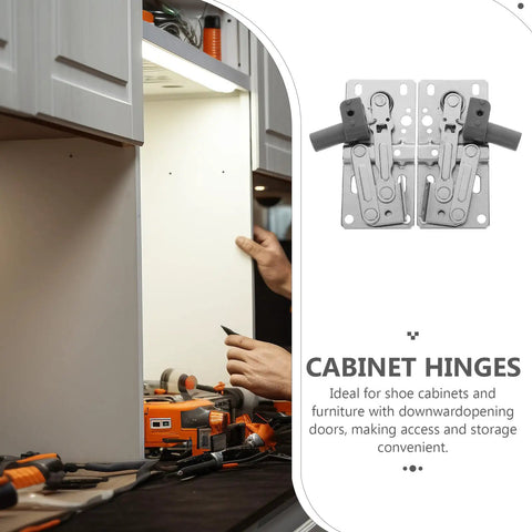 Soft Close 45 Degree Downward Drop Down Concealed Cabinet Hinges with Spring for Shoe Cabinets next to installation tools