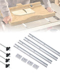 Heavy Duty T Track Knob Kit For T Slot Miter Track Jig For A Universal Workbench Woodworking Jigs Silver Finish