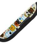 Heckuva Good Fabric Pen Sleeve Featuring Dope Dog Rescue Paw Print Design Durable Polyester Case Snugly Fits Single Tornado Ballpoint Go To Writing Gear with colorful dog and cat prints.