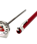 Pocket Size Instant Read Thermometer For Meat And Food, Red, Dishwasher Safe, Quick Temp Check from 0 to 200 F, minus 17 to 95 C