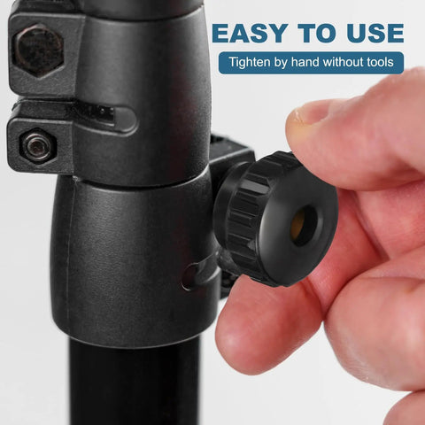 Badass Knurled Thumb Nuts M10 X 50mm Black Clamping Fasteners used for easy tightening by hand without tools on CNC machines.
