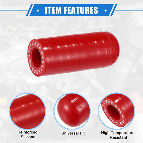 Reinforced Silicone Coolant Cap Kit Universal Fit for Cars and SUVs and Trucks High Temperature Resistance Red Cap