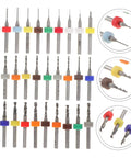 30-Piece Cobalt PCB Drill Bit Set For Circuit Board Engraving And Jewelry Crafting With Micro Metric Tungsten Steel Bits