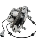 2 Front Wheel Bearing Hubs Assembly For 2004 2005 2006 2007 Nissan Titan 2005 2006 2007 Nissan Armada 6 Lug And ABS Front View