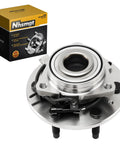 4WD Front Wheel Bearing Hub With ABS for Chevy Silverado 1500 1999 to 2006 Tahoe 6 lug 4x4 shown with box packaging
