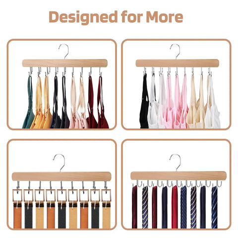 Double Sided Bra And Tank Top Hangers 2 Pack Featuring Eighteen Sturdy Clips Straight Up Closet Savior That Nixes Clothing Jams And Delivers A Seriously Polished Wardrobe Flex